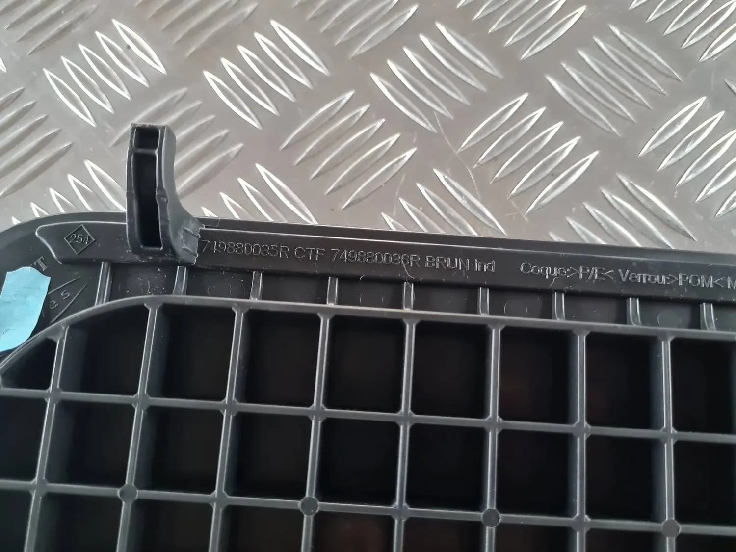 Rivestimento del pavimento dei sedili anteriori RENAULT SCENIC III 2011 - foto 3