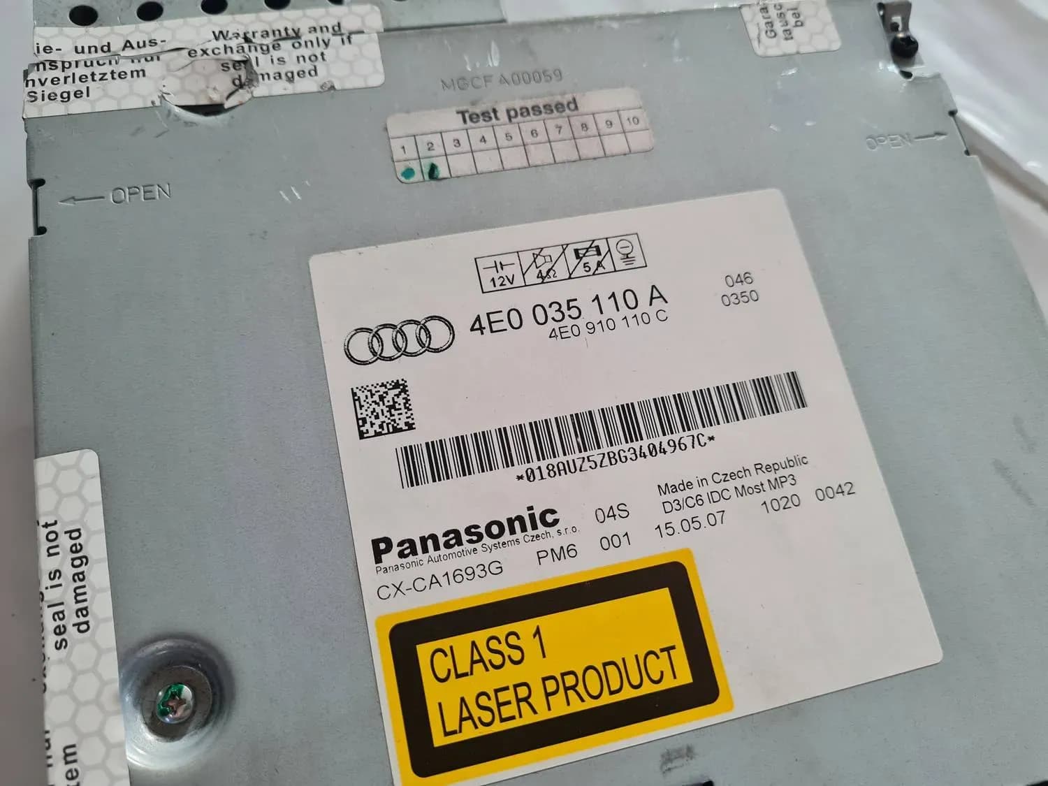 Unità CD/DVD/navigazione AUDI A6 2008 - foto 5